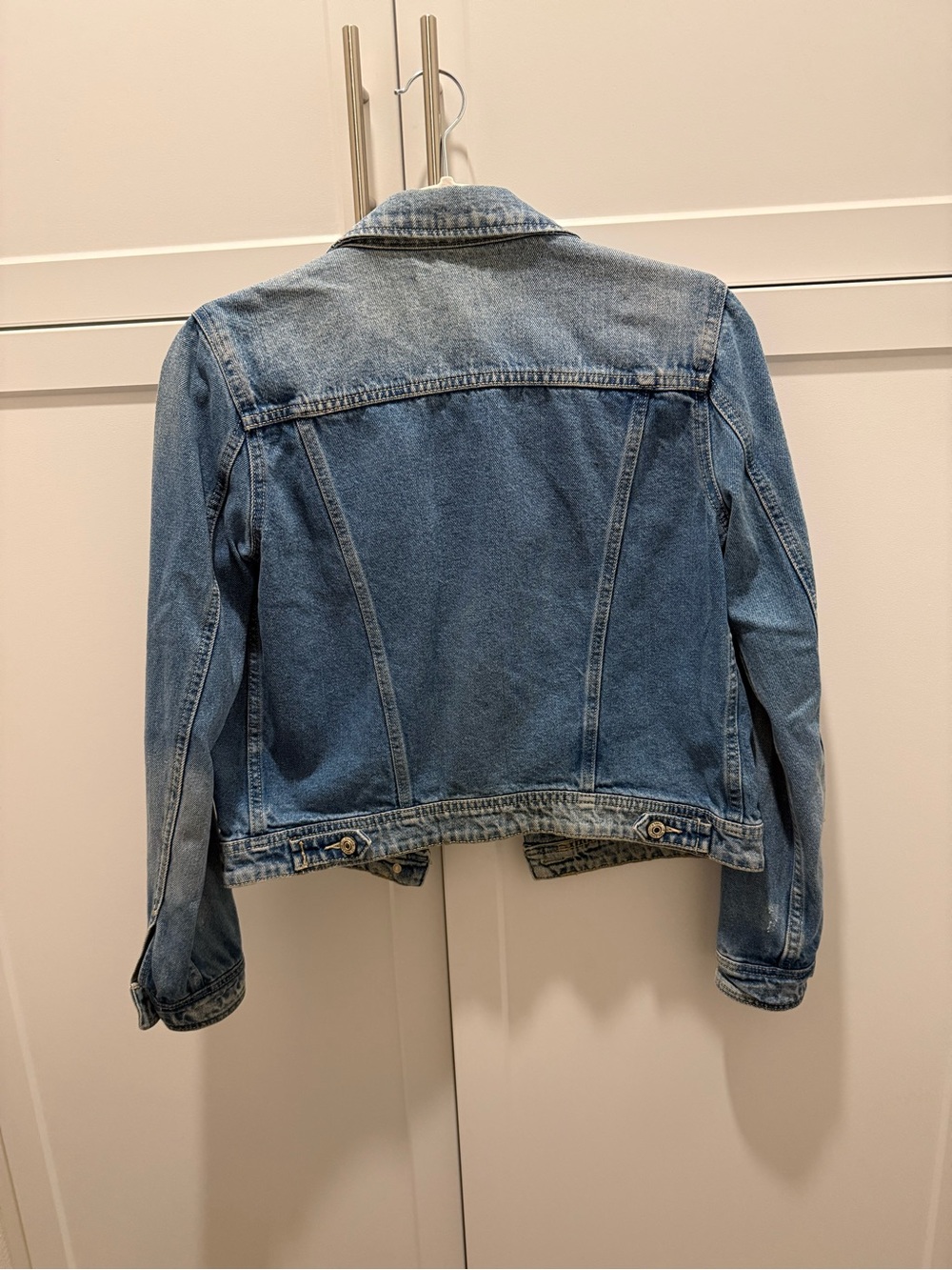 Mango Light Blue Denim Jean Jacket - Picture 4 of 4